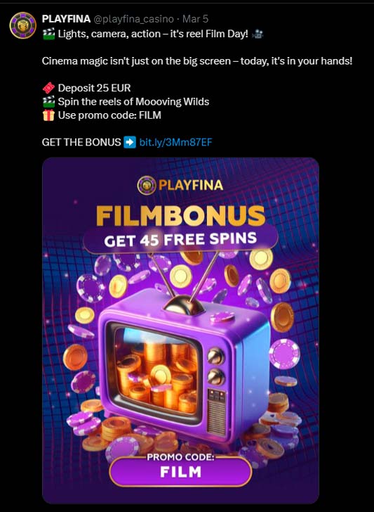 playfina casino twitter